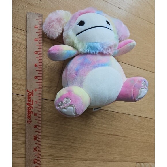 Squishmallows‎ Zaylee Rainbow Pastel  Bigfoot Eyelashes Pastel 8" Plush Collect - Picture 8 of 8
